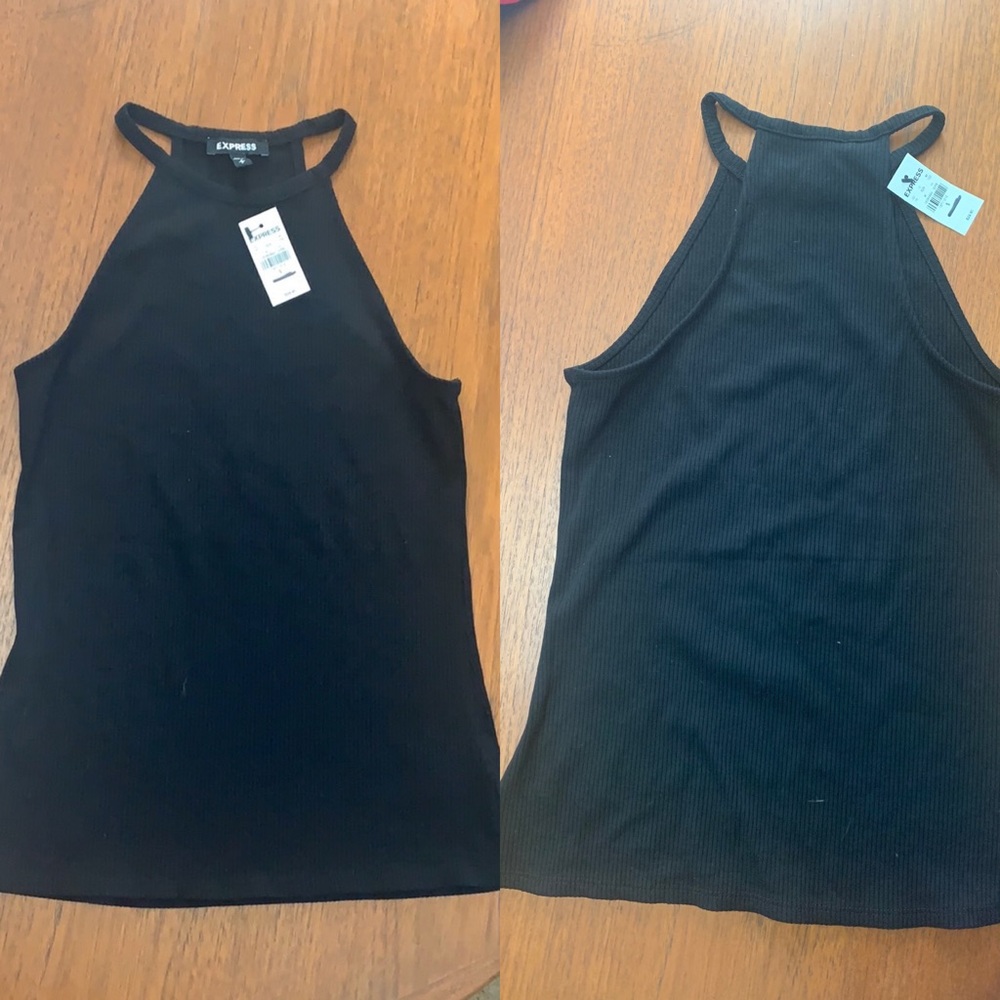 Black tank top